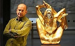 Kate Moss, moda, estátua em ouro, estátua de Kate Moss, Marc Quinn ...