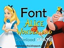 Fonte Alice no País das Maravilhas download grátis ~ Atelier do Pita