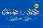 Qwerty Ability Font by Typhoon Type - Suthi Srisopha - Creative Fabrica ...