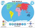 Best Photos of World Map With Continents And Oceans Labeled - World Map ...