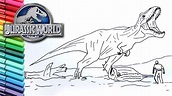 Tiranosaurio Rex Jurassic World Dinosaurios Para Colorear - Páginas Colorear