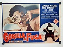 "GORILLA IN FUGA" MOVIE POSTER - "GORILLA AT LARGE" MOVIE POSTER