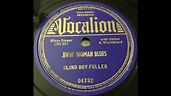 Blind Boy Fuller Jivin' Woman Blues / Heart Ease Blues Vocalion 1937 ...