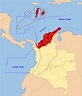 Caribbean Region of Colombia Map - Mapsof.Net