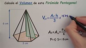 Volumen de una Pirámide Pentagonal - YouTube