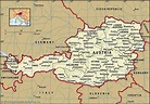 Austria geographical facts and information. Detailed map of Austria ...