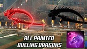 All Painted Dueling Dragons Goal Explosion - Rocket League Showcase ...
