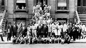“A Great Day in Harlem”, the famous jazz group portrait taken in 1958 ...
