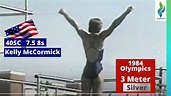 1984 Kelly McCormick 405c dive 3 meter springboard Diving - Olympic ...