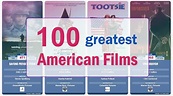 100 Greatest American Films Of All Time - Listed by the American Film ...