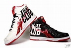 Fight Club Custom Nike Dunk Shoes by YoaKustoms