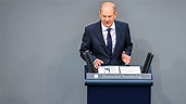 phoenix parlament: Regierungserklärung Scholz und Aussprache | ARD ...