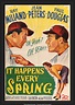 It Happens Every Spring (1949) Original One-Sheet Movie Poster ...