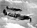 [Photo] Two British Spitfire Mk IX fighters of No. 611 Squadron based ...
