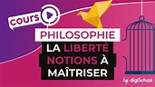 La Liberté : notions à maîtriser - Philosophie - digiSchool - YouTube