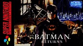 [Longplay] SNES - Batman Returns (4K, 60FPS) - YouTube