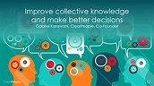 Webinar Improve collective knowledge and make better decisions