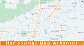 Hot Springs, Arkansas Map