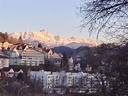 Herisau, Switzerland with backdrop view of mount saintis | Natural ...