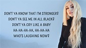 Ava Max - Who's Laughing Now (Lyrics) Acordes - Chordify