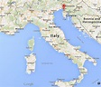 Where is Trieste on map Italy