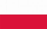 Bandeira da Polônia para impressão