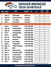 Free Printable Nfl Schedule - Templates Printable Download