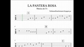 La Pantera Rosa - Tablatura para Guitarra - YouTube