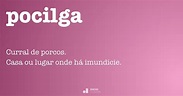 Pocilga - Dicio, Dicionário Online de Português