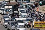 Covid-19: Huge traffic jam on main Delhi-Ghaziabad highway after ...