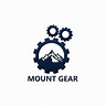Premium Vector | Mountain gear logo template design vector, emblem ...