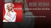 Bebe Rexha - No Broken Hearts (feat. Nicki Minaj) [Official Audio ...