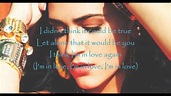 Kat Dahlia - I Think I'm In Love Again Lyrics - YouTube