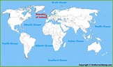 Ireland location on the World Map