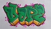 Dope Graffiti Letters