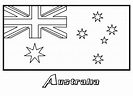 Printable Australia Flag Coloring Page - Coloring Home
