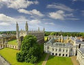 Cambridge, view of King's College Chapel, University of Cambridge, England. Cambridge is a ...