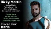 Ricky Martin - María (Lyrics Spanish-English) (Español-Inglés) - YouTube