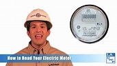 How to Read Your Electric Meter - YouTube