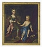 Double portrait of Lady Henrietta and Lady Mary Godolphin, daughters of ...