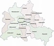 Berliner Bezirke - Liste der Bezirke und Ortsteile Berlins