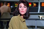 Majel Barrett (later Roddenberry) as Number One/First Officer in Star ...