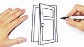 Cómo dibujar una Puerta Paso a Paso | Dibujo de Puerta - YouTube