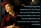 Anna Karenina`s awakening ! | Frases