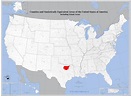 Dallas, estados unidos mapa - Dallas en el mapa de estados unidos ...
