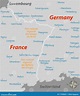 Frontera Entre Francia Y Alemania Ilustración del Vector - Ilustración ...