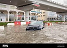 Dubai, United Arab Emirates, 11th January 2020: flooded streets of ...