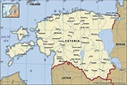 Map of Estonia and geographical facts, Where Estonia is on the world ...