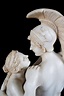 Sold Price: A white marble sculpture of Mars and Venus - February 2 ...