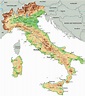 Italien Karte - Wichtige Städte, Regionen und Landkarten